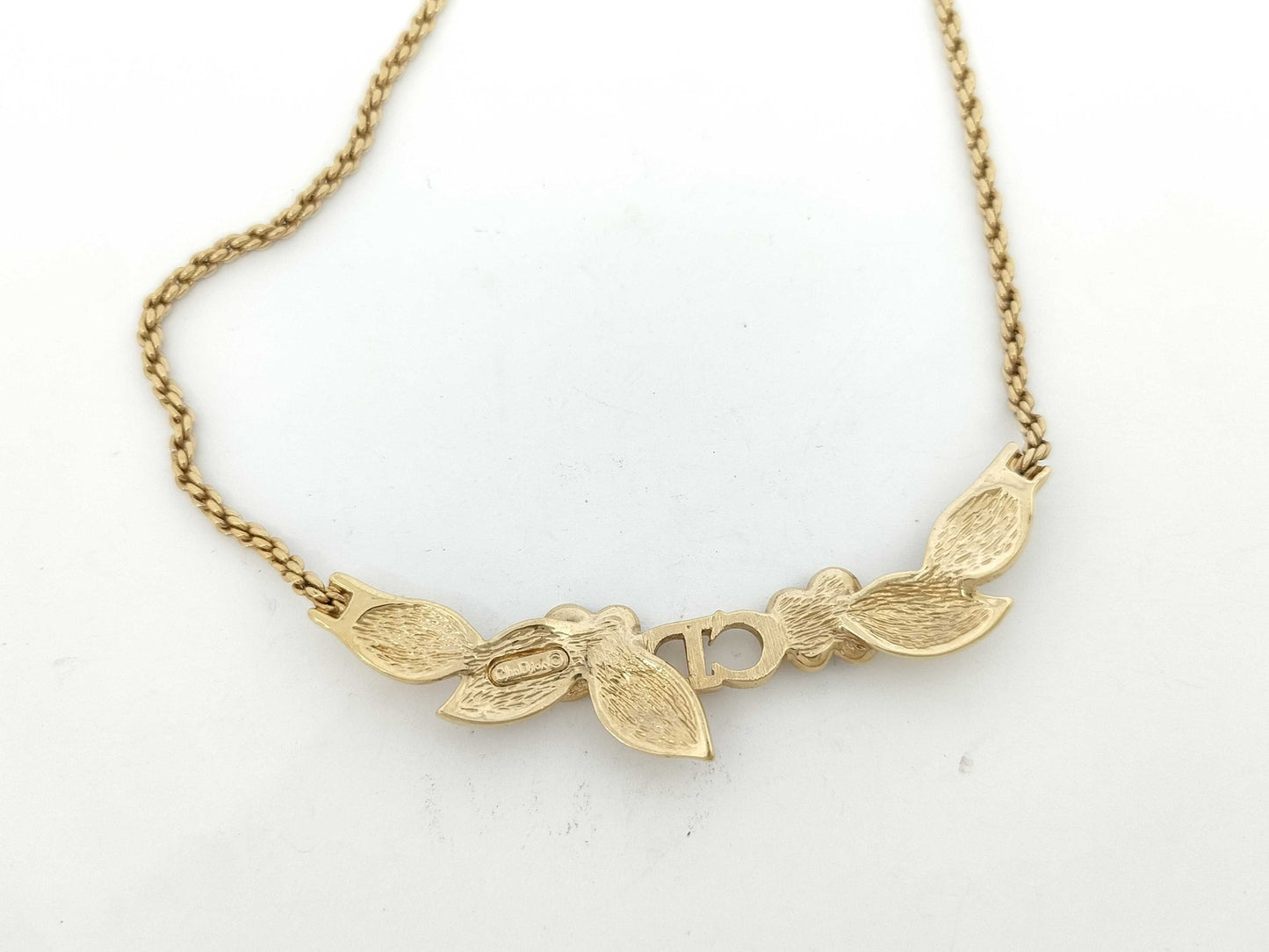 Vintage Dior Golden Branch & Leaf CD Choker