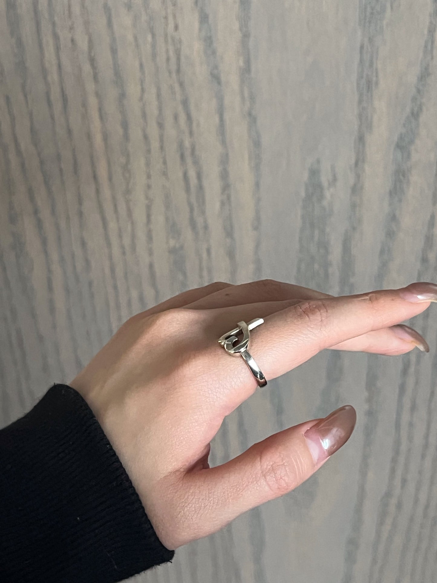 Vintage Tiffany S925 Heart Ring