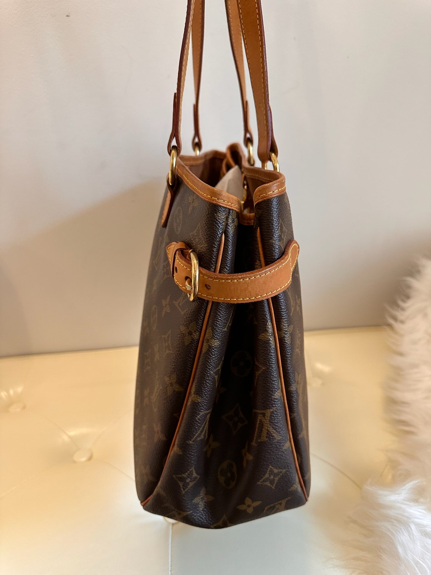 Louis Vuitton 2000s "Heritage Carry" Monogram Canvas Batignolles Horizontal Tote