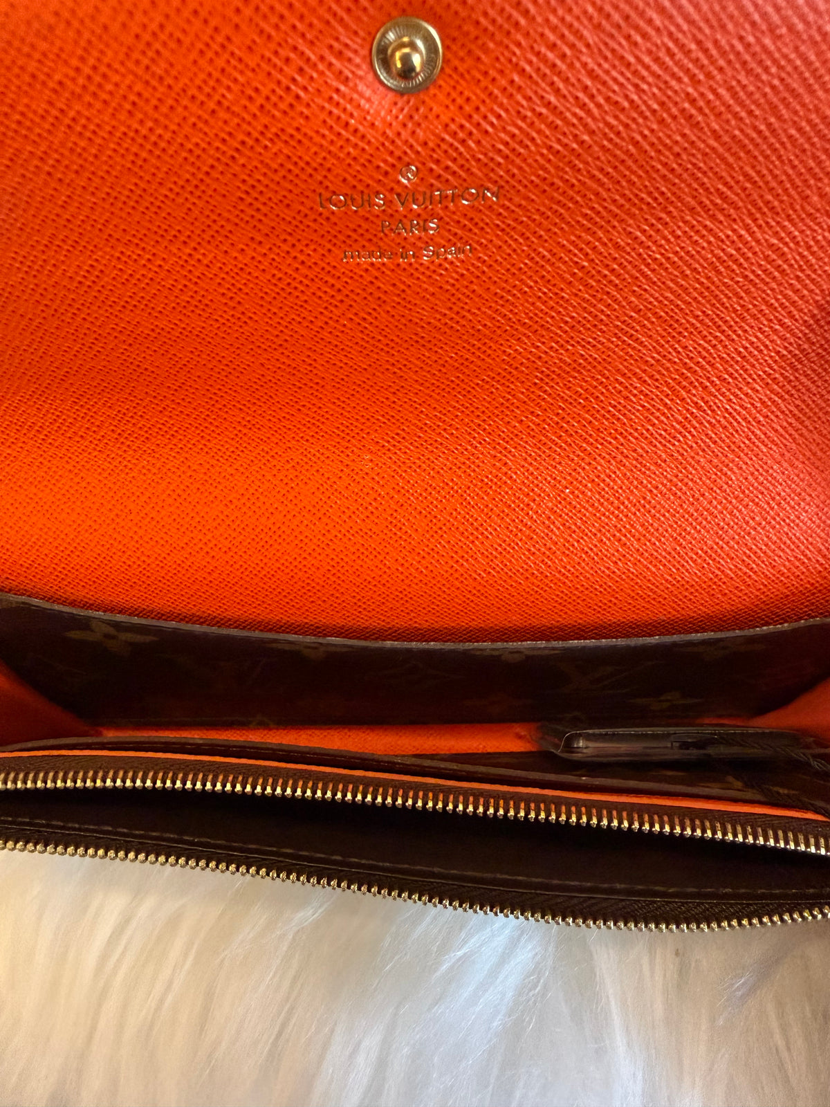 LV Leather clutch bag