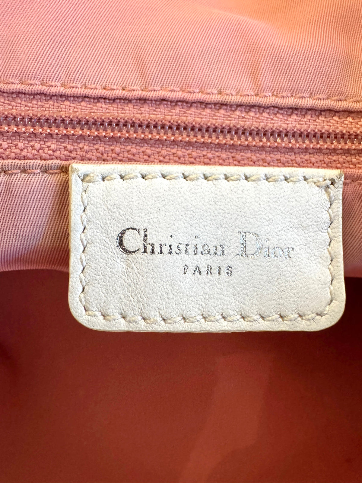 Dior Trotter Oblique Pink Canvas Shoulder Bag