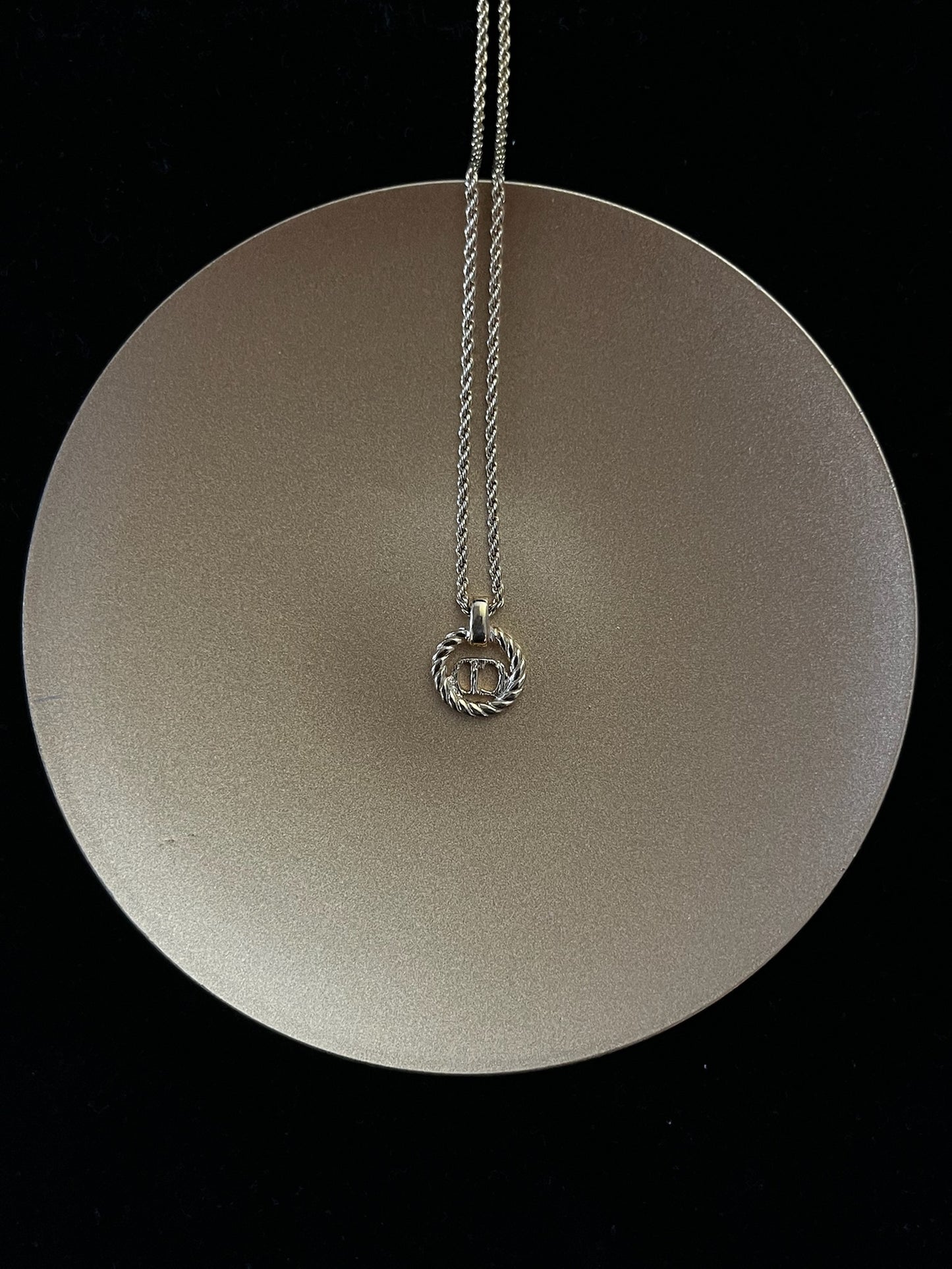 Dior 1980s Classic Gold-Tone Braided Choker Necklace