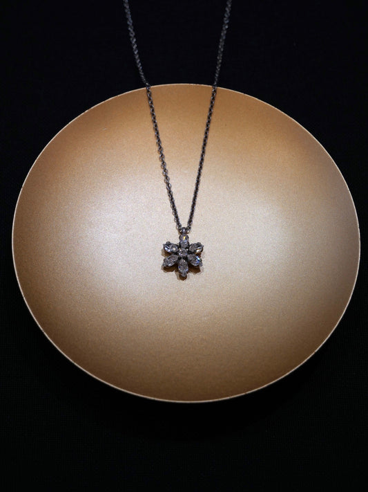 Vintage Dior Pavé Star of David Crystal Necklace