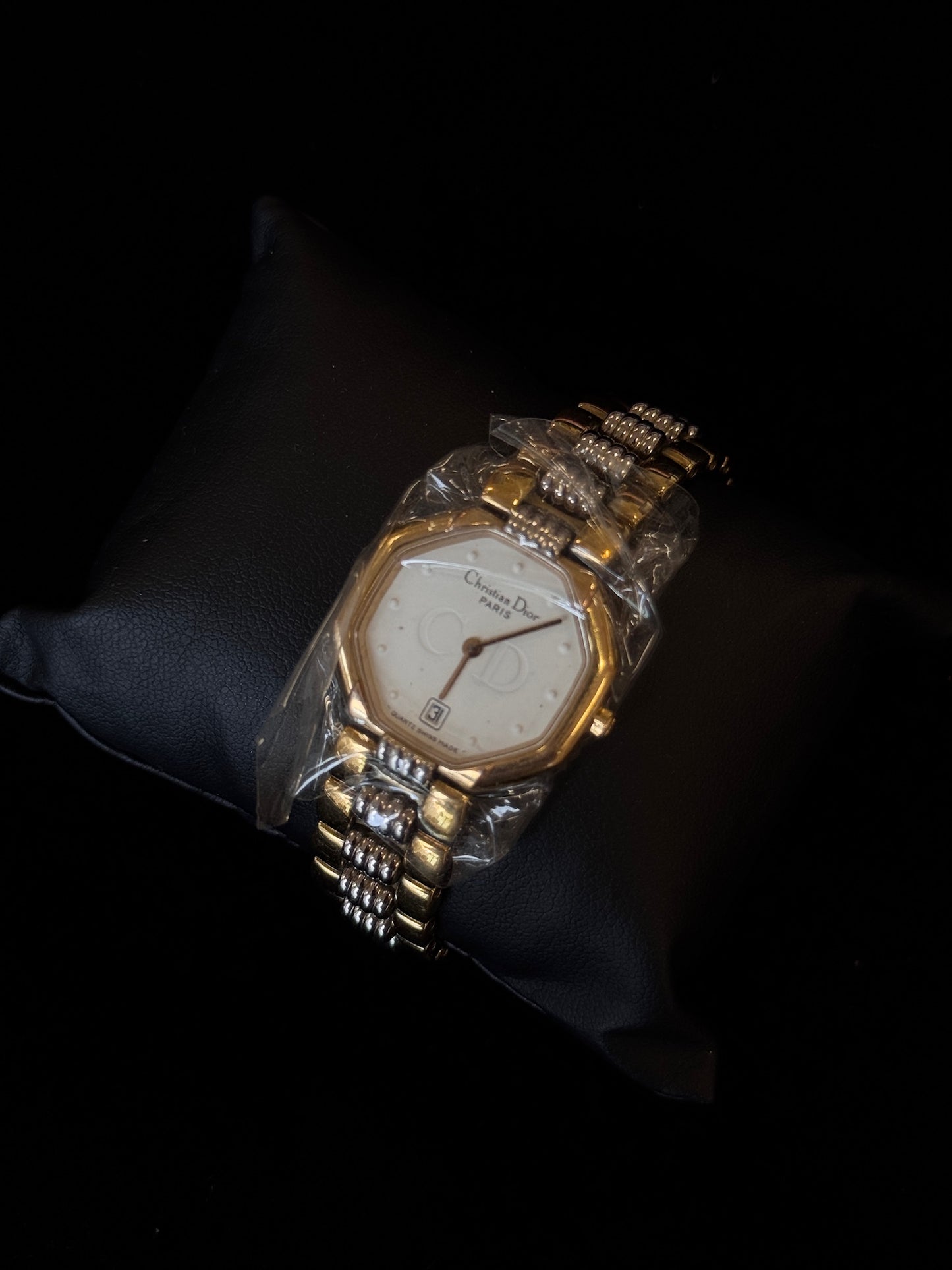 Vintage Christian Dior CD Date Watch – Two Tone