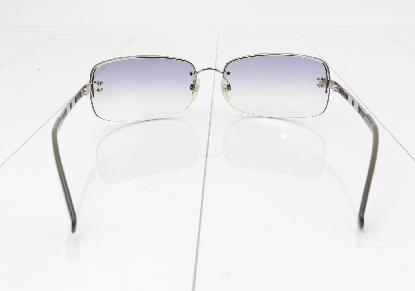 Chanel Rimless CC Sunglasses – Silver Tone