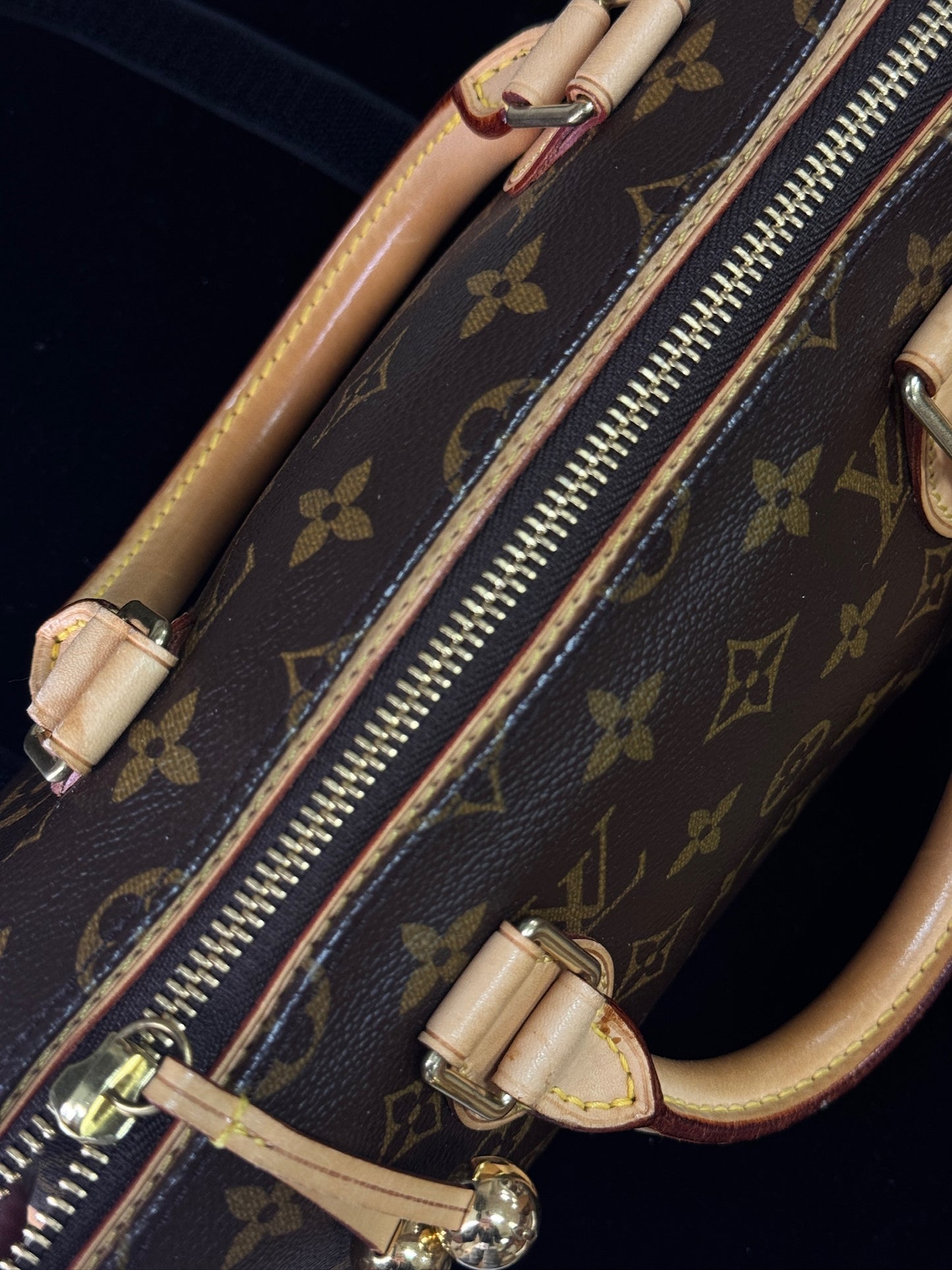 Louis Vuitton Vintage Monogram Papillon Cylinder Handbag