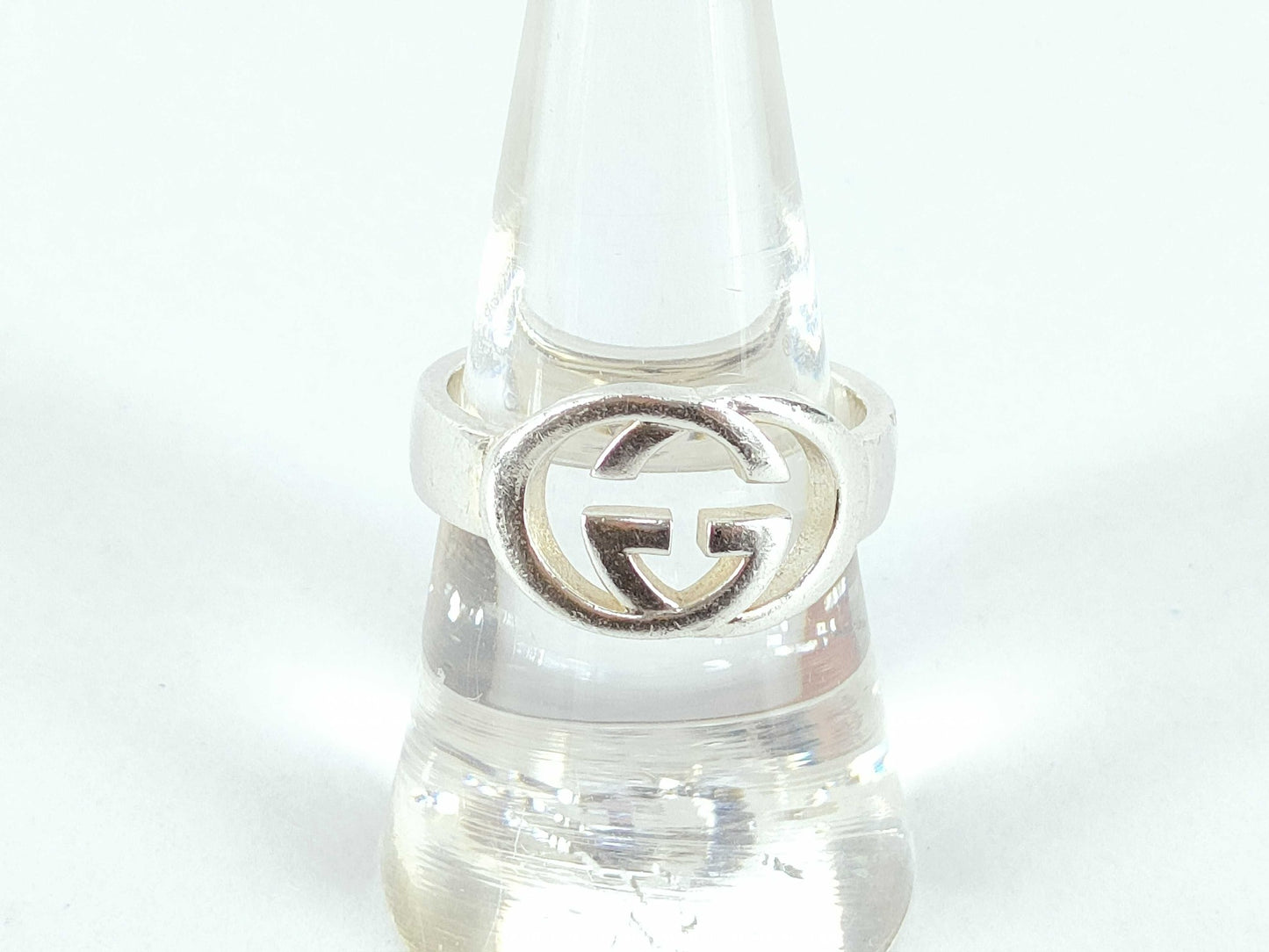 Vintage Gucci Silver GG Ring (S925)