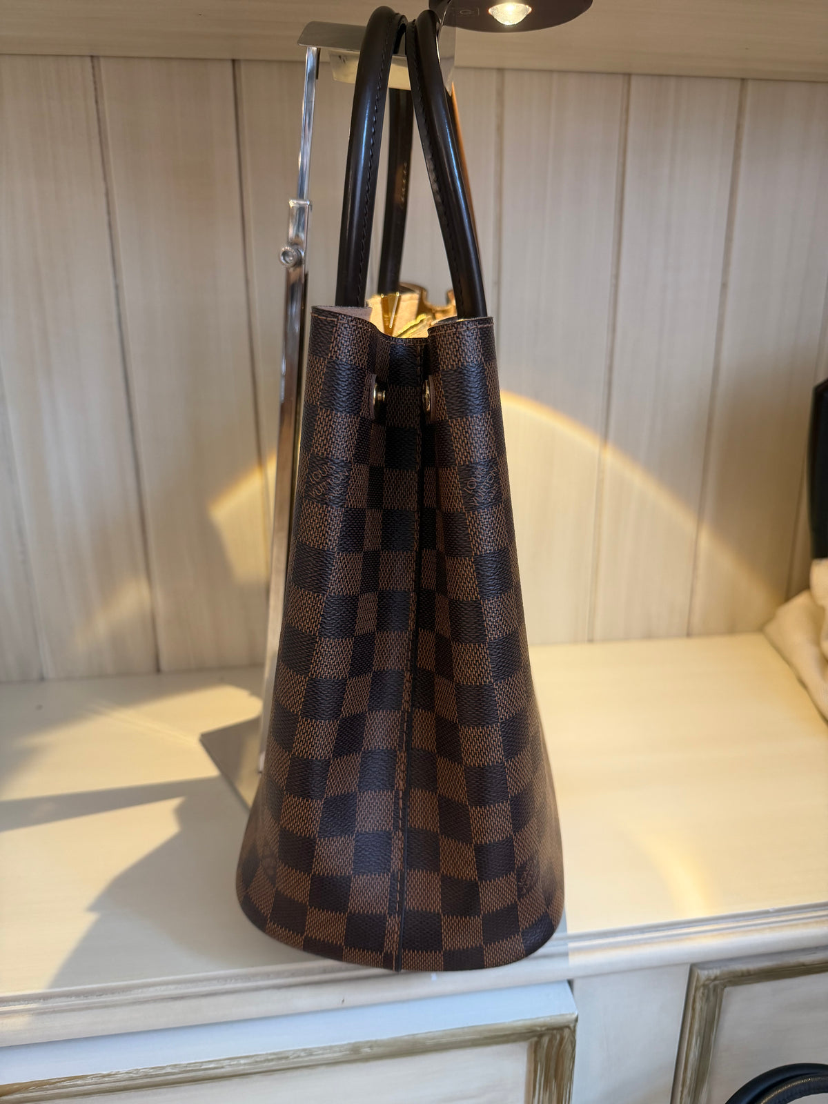 LV Classic Damier Ebene Kensington Tote Bag