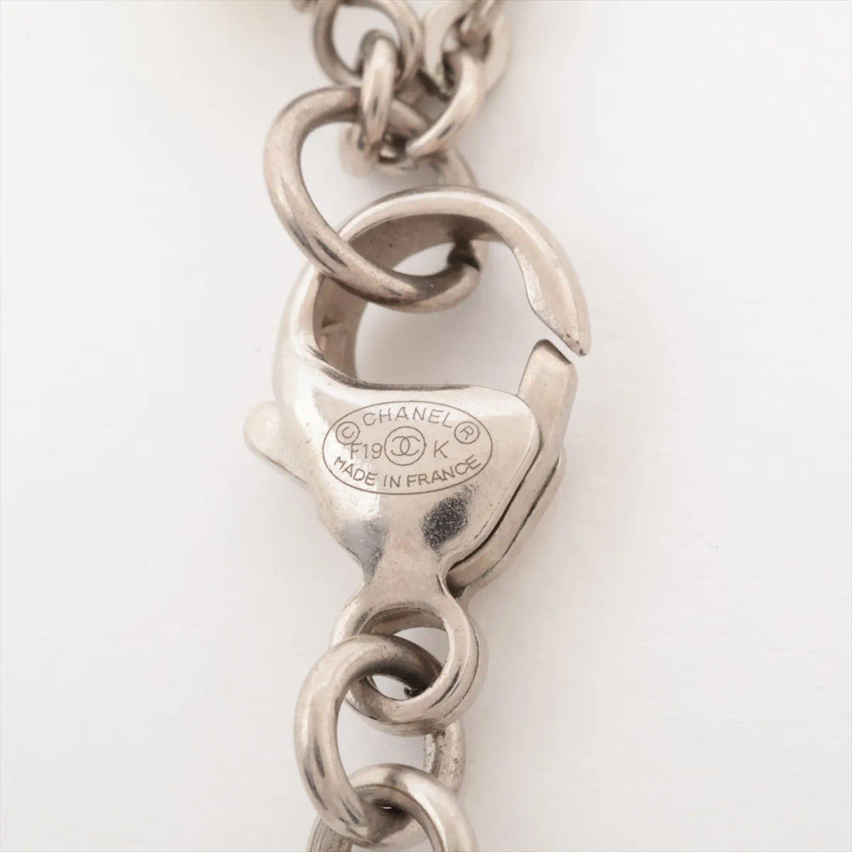Chanel 2019 Classic Pearl & Rhinestone Double C Sweater Necklace
