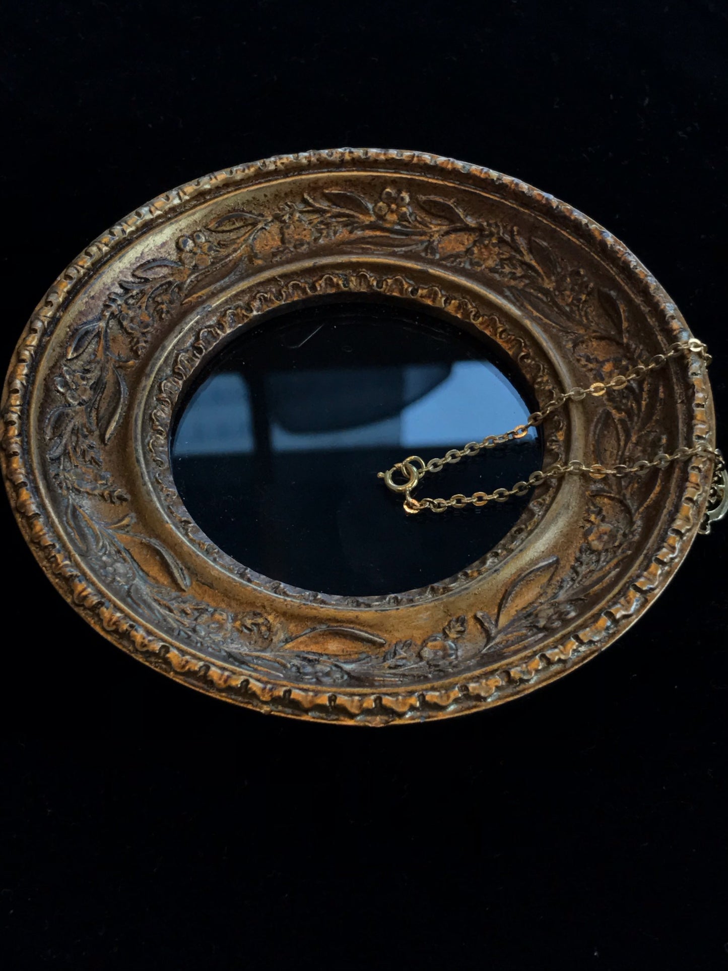 Dior Vintage Gold-Tone Oval Cutout CD Bracelet