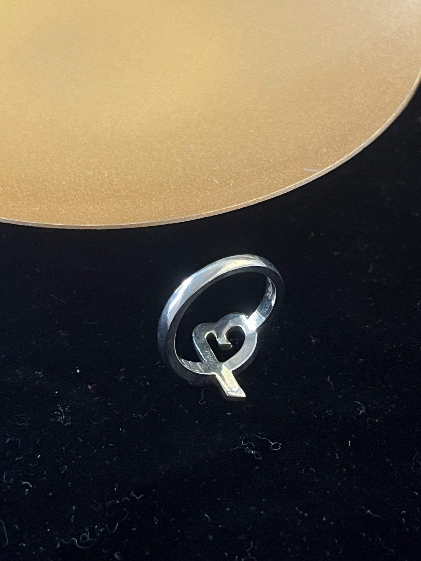 Vintage Tiffany S925 Heart Ring