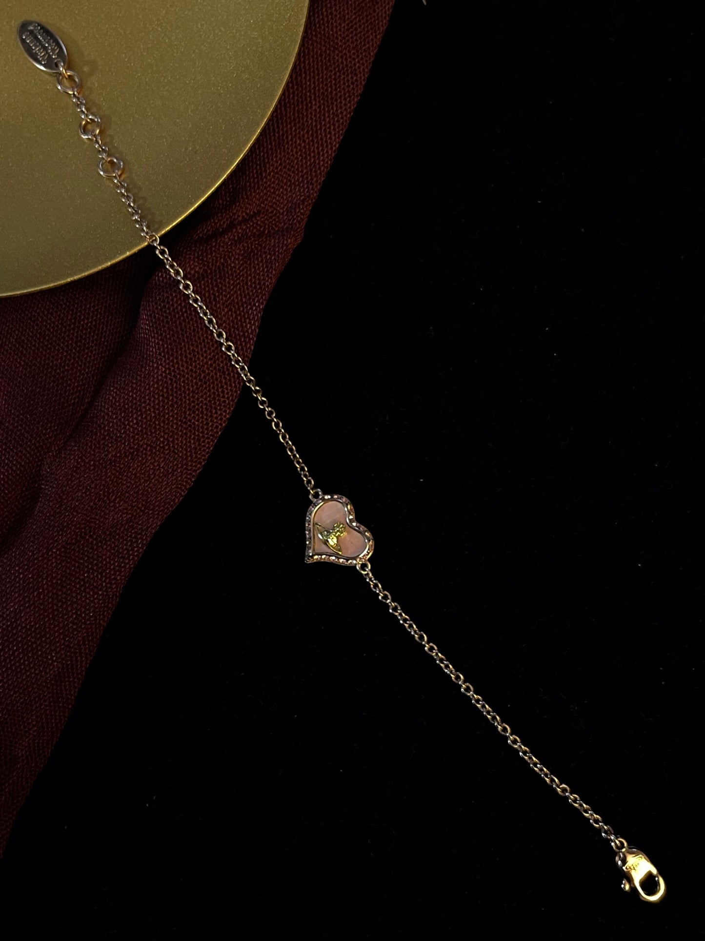 Vintage Vivienne Westwood Pink Blush Orb Bracelet