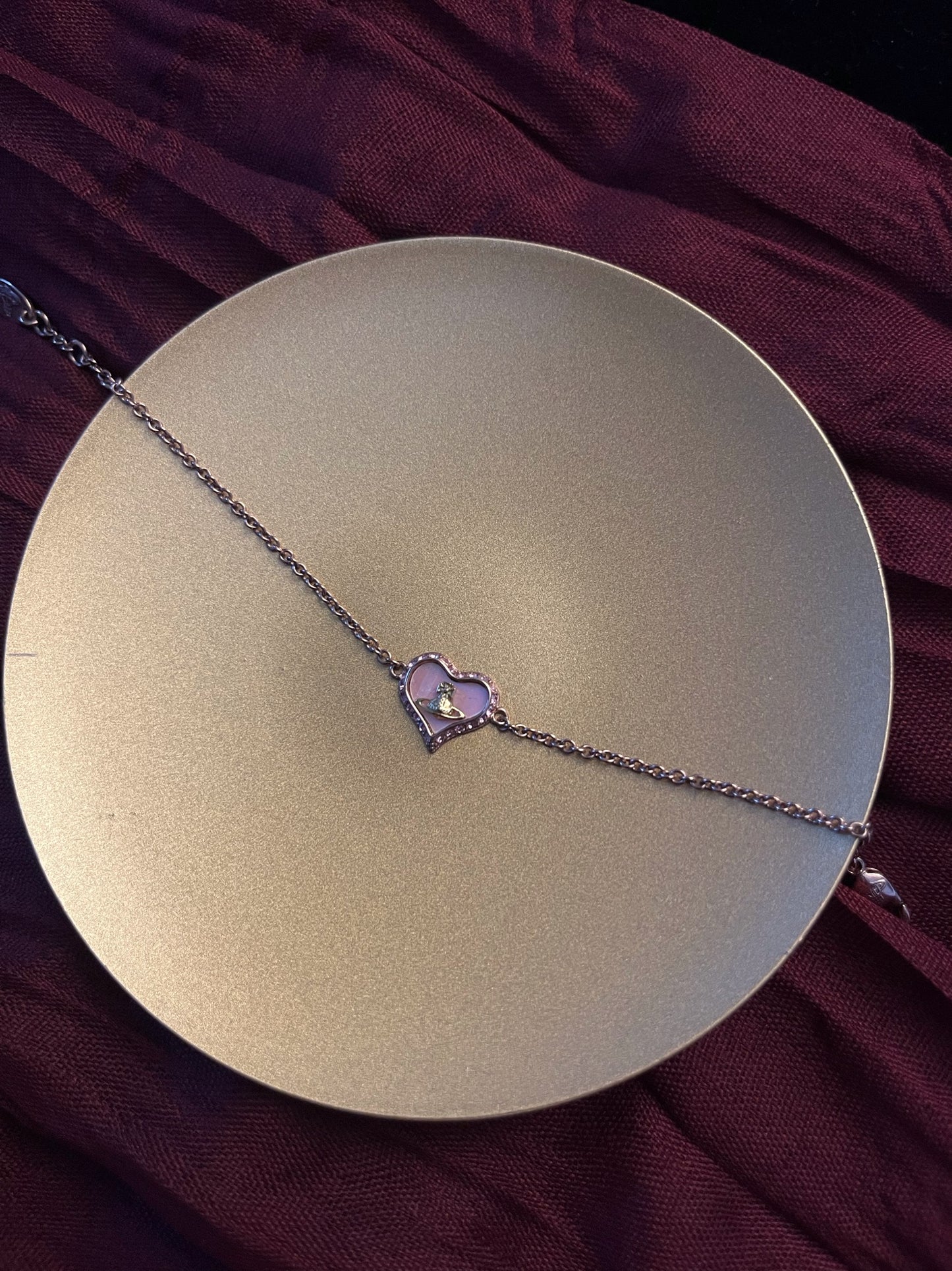 Vintage Vivienne Westwood Pink Blush Orb Bracelet