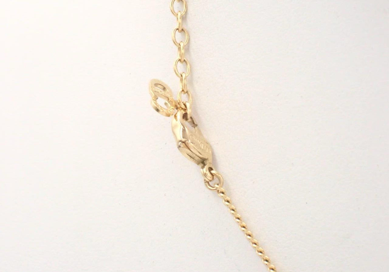 Vintage Dior Hollow Heart CD Adjustable Necklace
