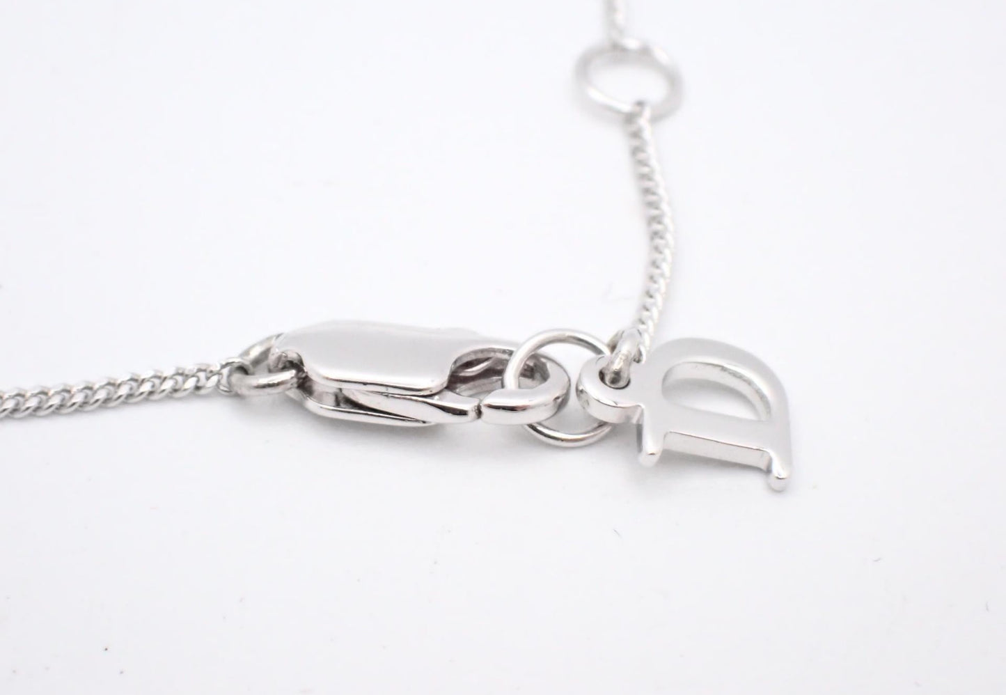 Vintage Dior Crystal Bow Drop Bracelet – Silver Tone