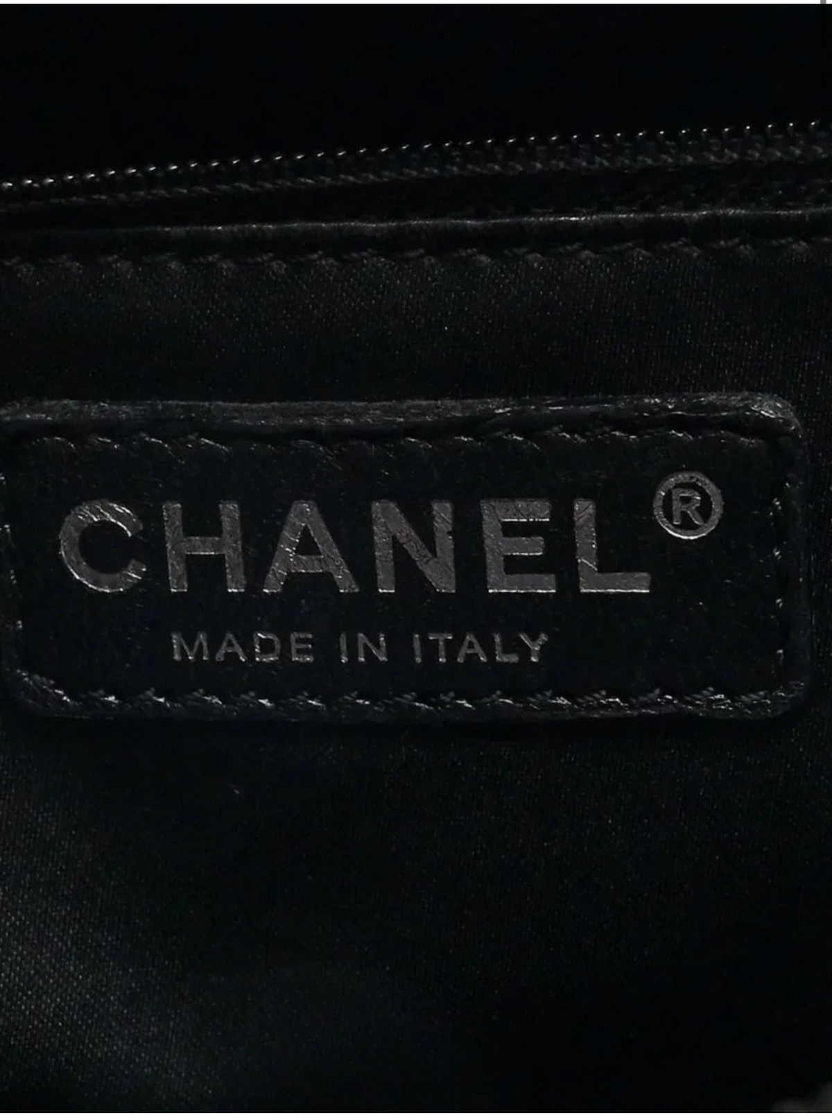 CHANEL Caviar Leather Quilted Grand Shopping Tote GST Shoulder Bag