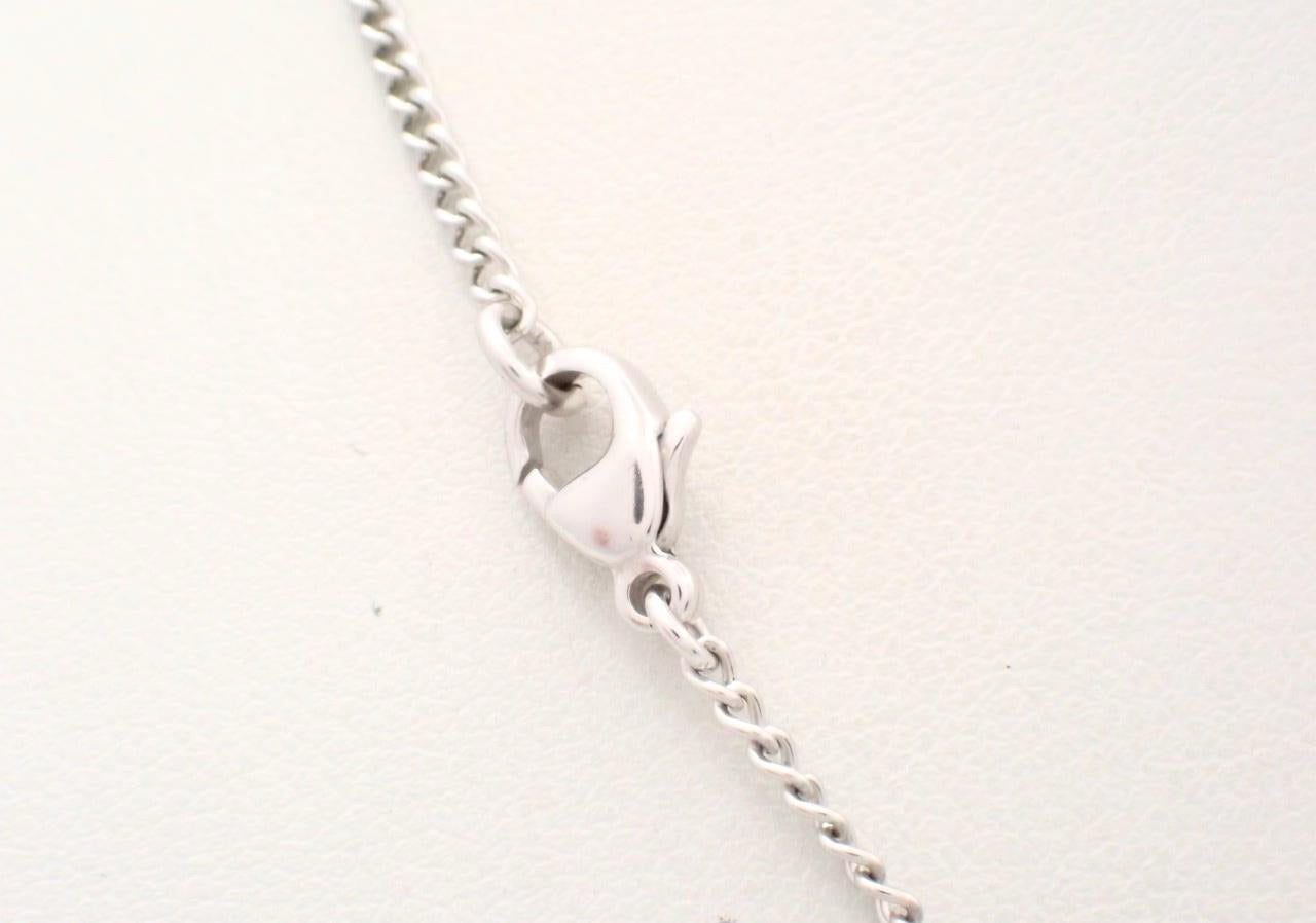 Chanel 2005 Silver Heart CC Choker Necklace