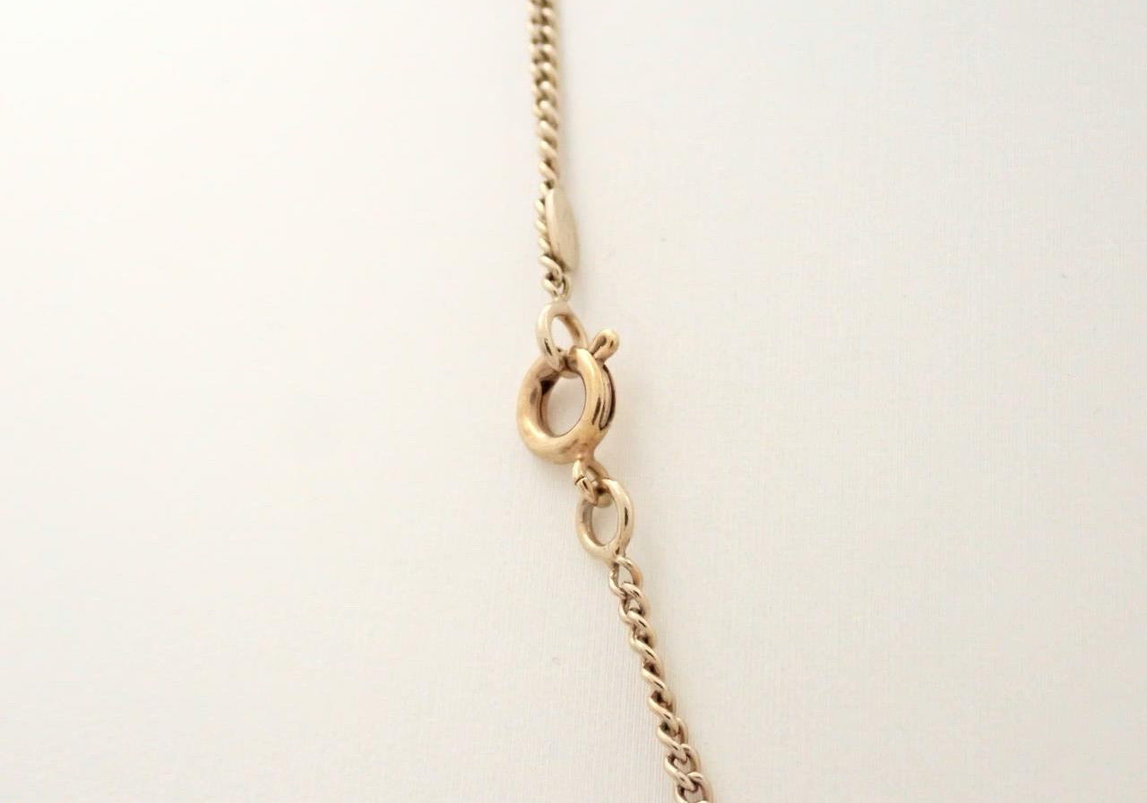 Chanel 2005 Enamel CC Pendant Necklace – Gold Tone