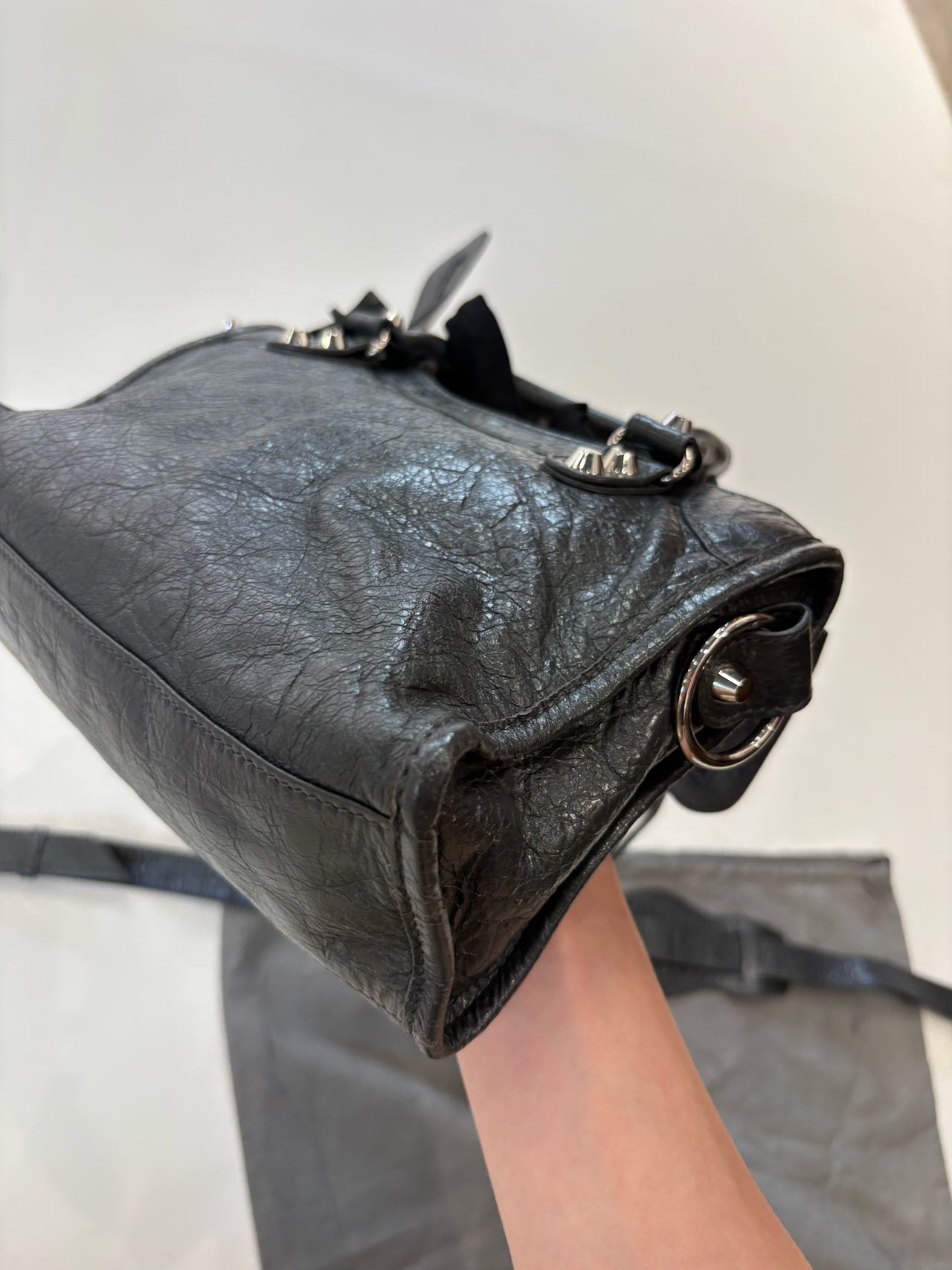 Balenciaga Classic City Mini Bag – Dark Grey