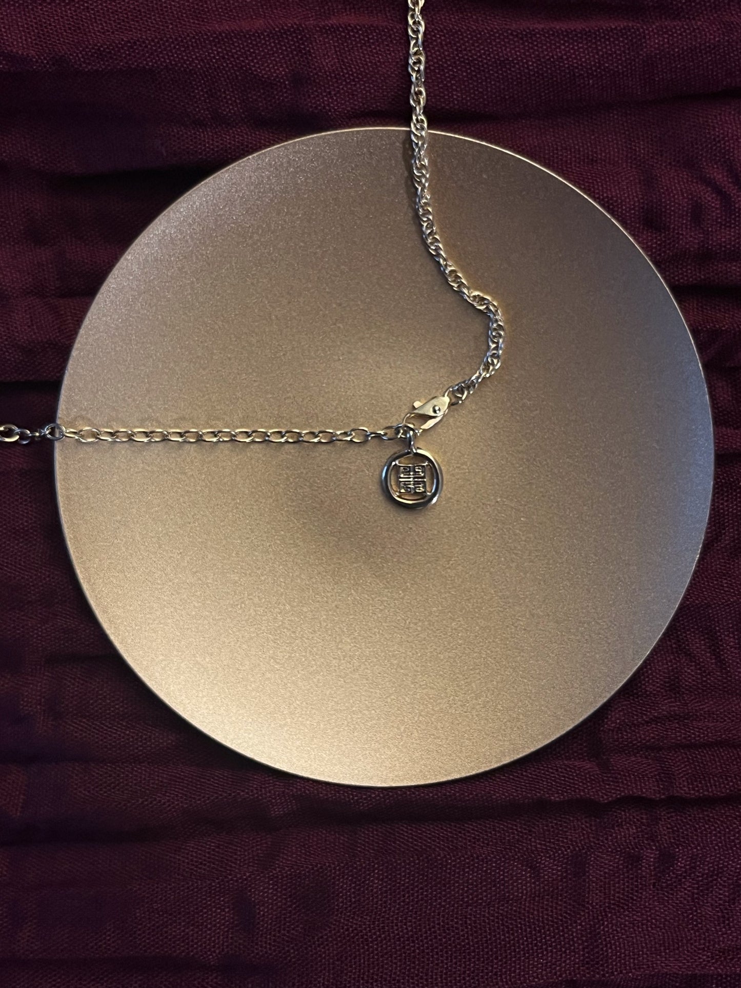 Vintage 1980s Givenchy Gold-Plated Diamond Heart Necklace