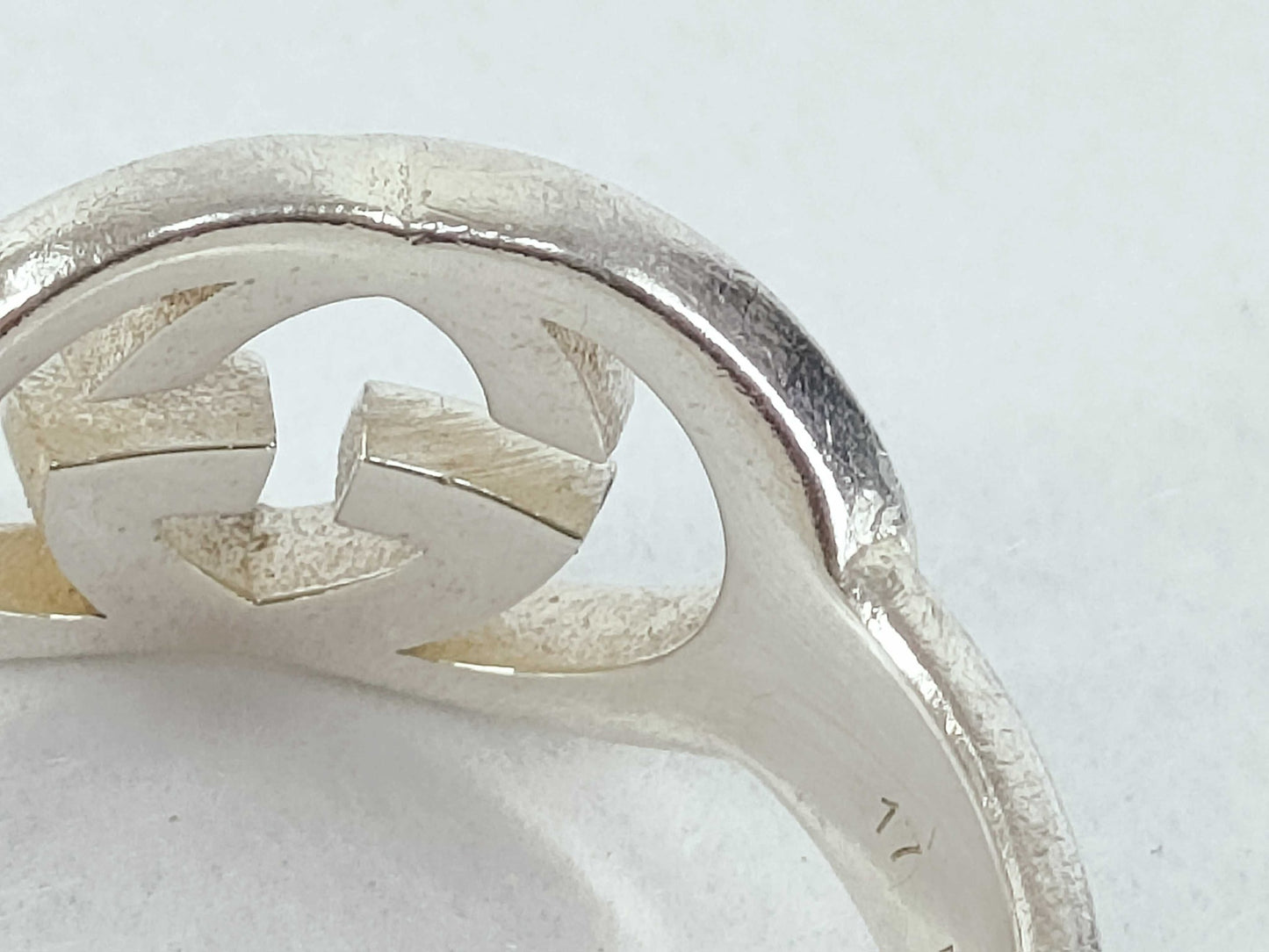 Vintage Gucci Silver GG Ring (S925)