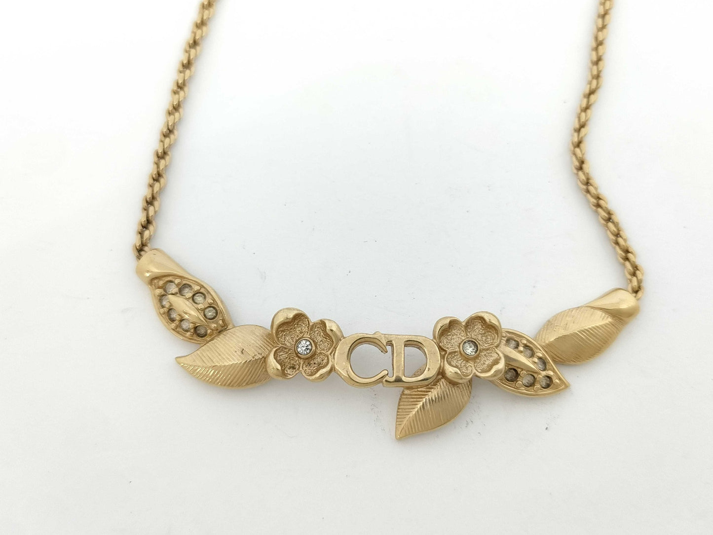 Vintage Dior Golden Branch & Leaf CD Choker