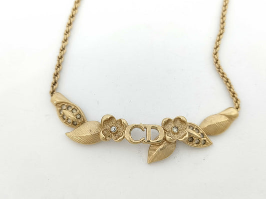 Vintage Dior Golden Branch & Leaf CD Choker