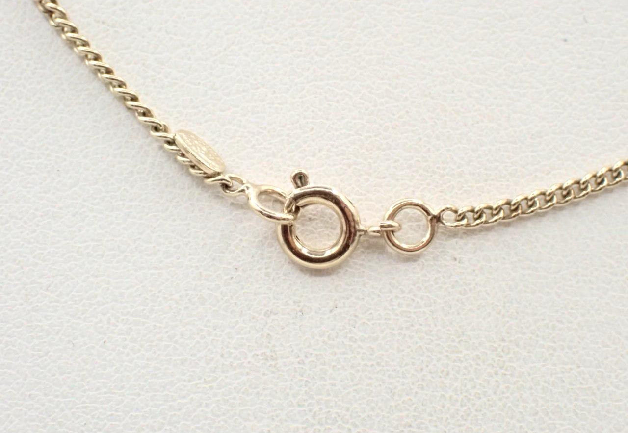 Chanel 2005 Black Double-C Logo Pendant Necklace