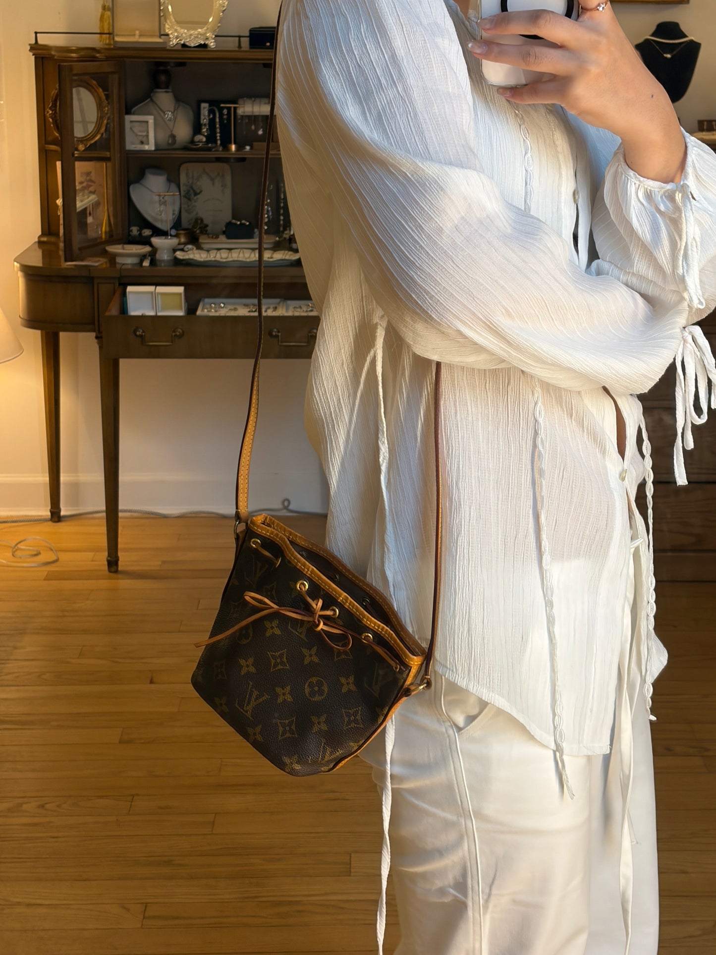 Louis Vuitton Monogram Mini Noé Crossbody Bag