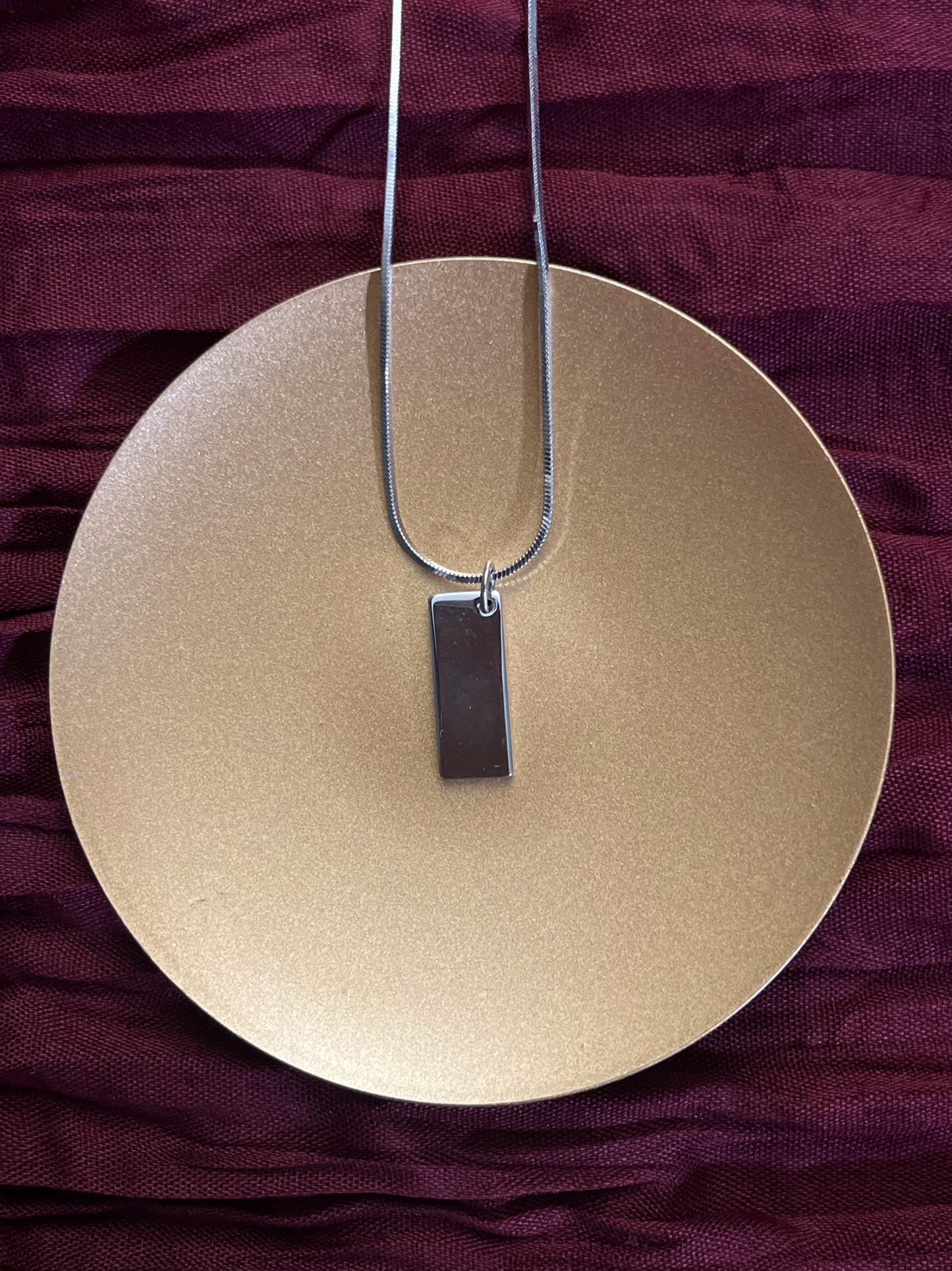 Vintage Dior Rasafari Collection Pink “No. 2” Sports Tag Necklace