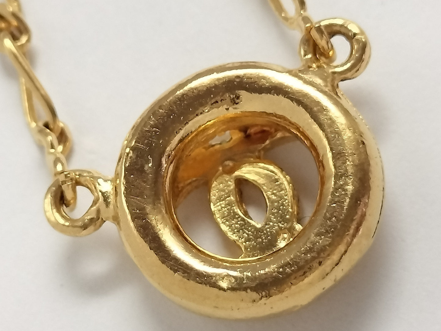 Chanel 1983 Gold-Plated Double C Adjustable Choker