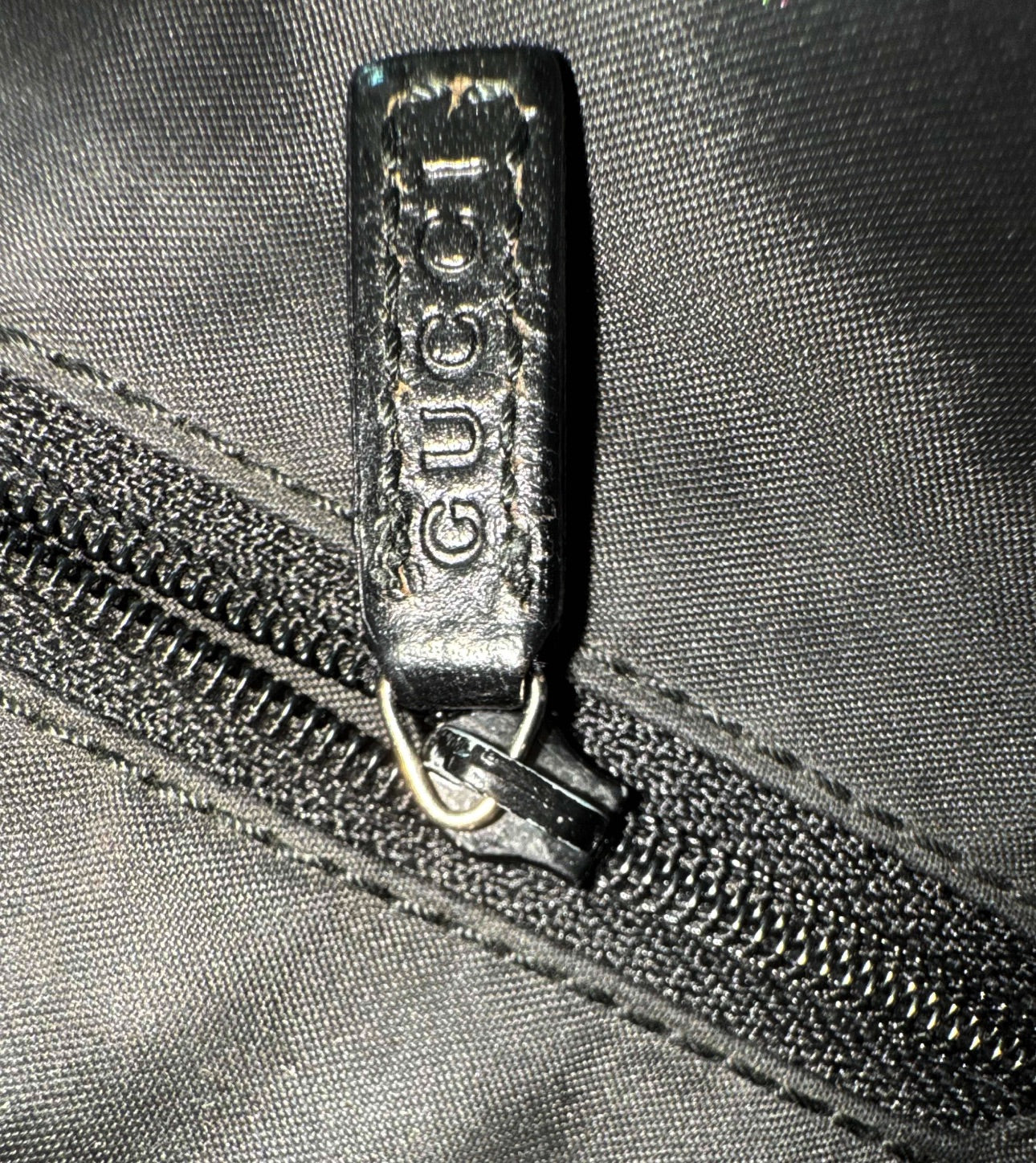 Gucci Vintage Black Suede Jackie Shoulder Bag