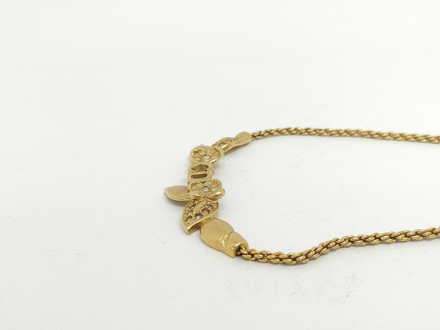 Vintage Dior Golden Branch & Leaf CD Choker