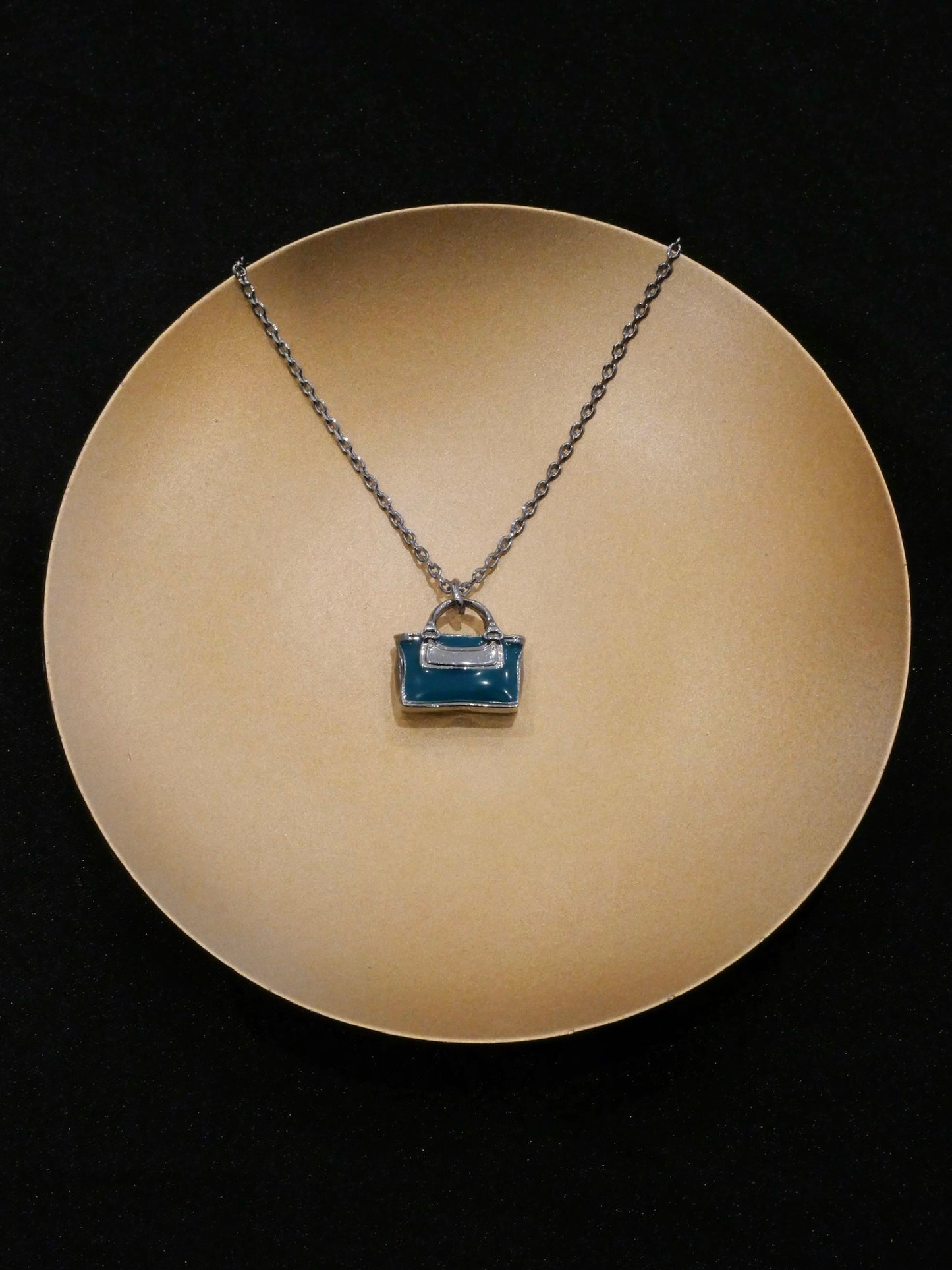 Vintage Celine Mini Handbag Pendant Necklace