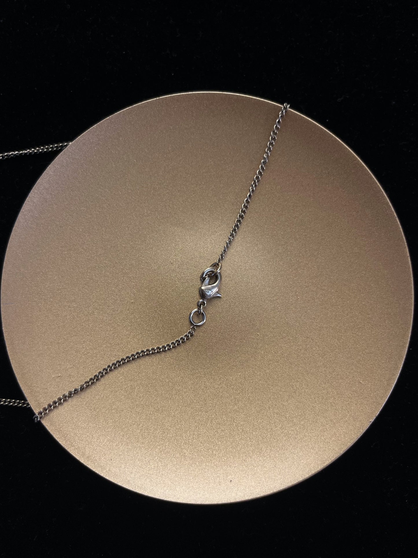 Chanel 2015 Double-Sided Twisted CC Crystal Pearl Drop Necklace