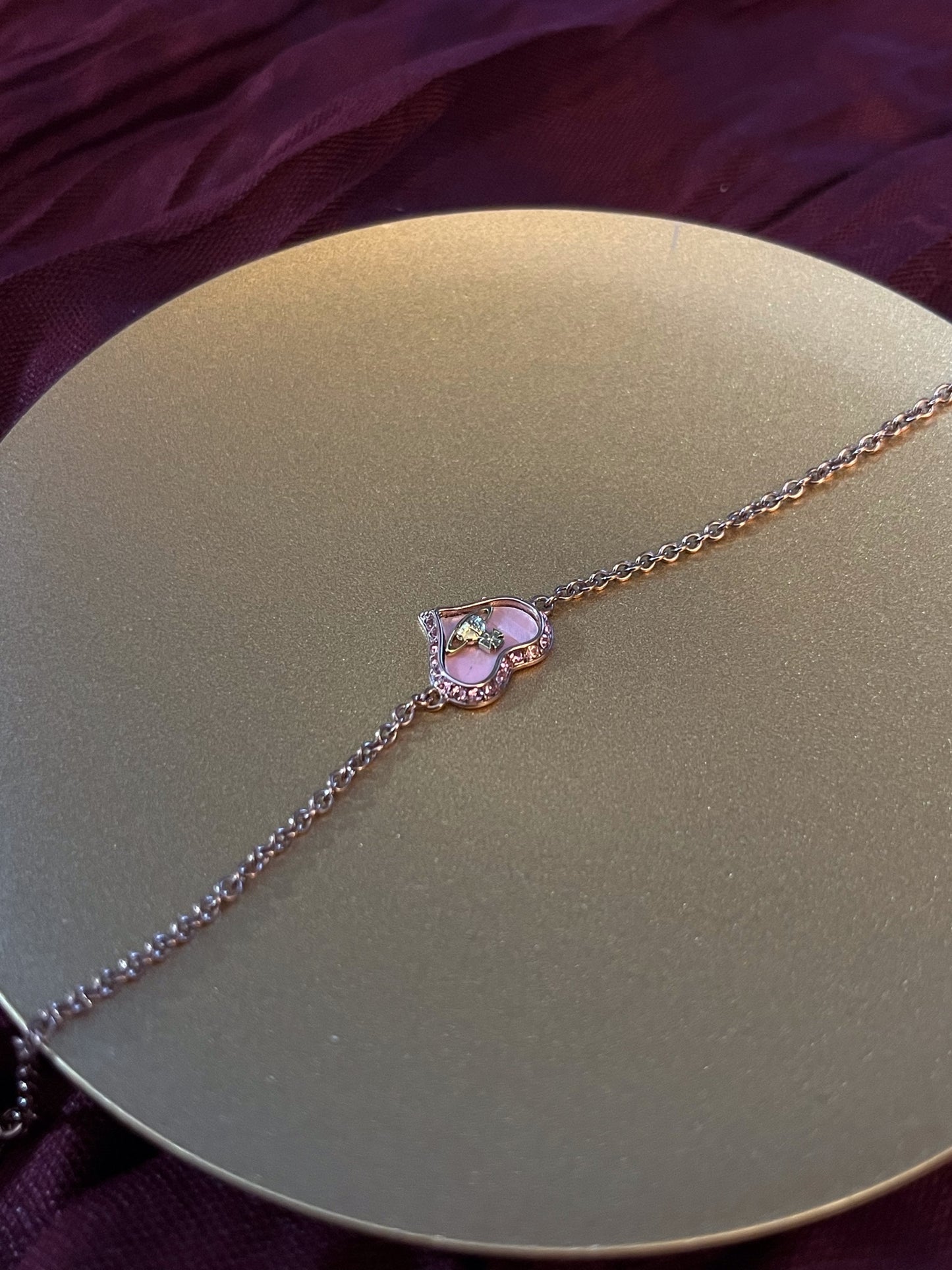 Vintage Vivienne Westwood Pink Blush Orb Bracelet
