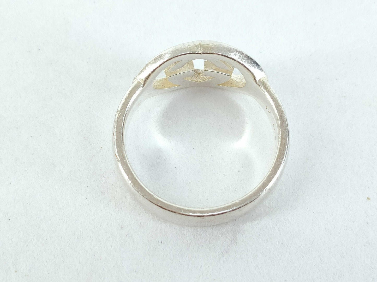 Vintage Gucci Silver GG Ring (S925)