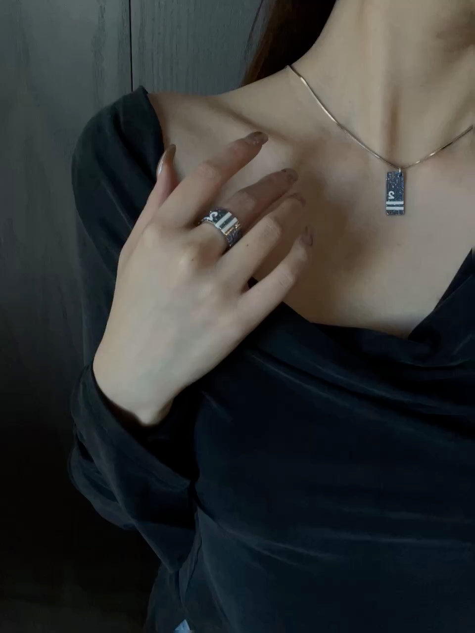 Vintage Dior Blue No.2 Rasfarari Collection Necklace