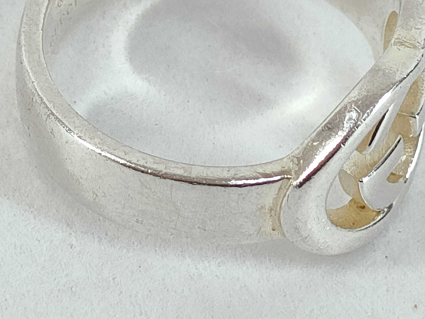 Vintage Gucci Silver GG Ring (S925)