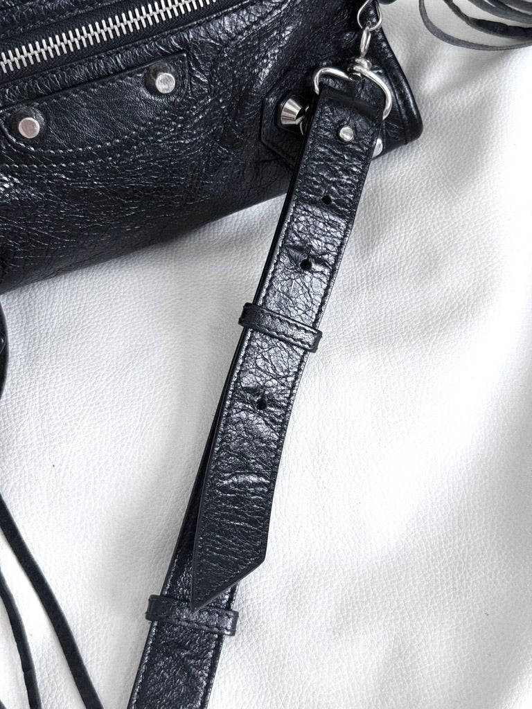 Balenciaga Classic City Mini Bag – Black Silver