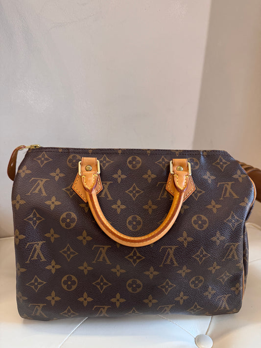Louis Vuitton Monogram Speedy 35 Handbag