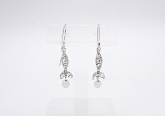 Vintage Dior Crystal Drop Earrings