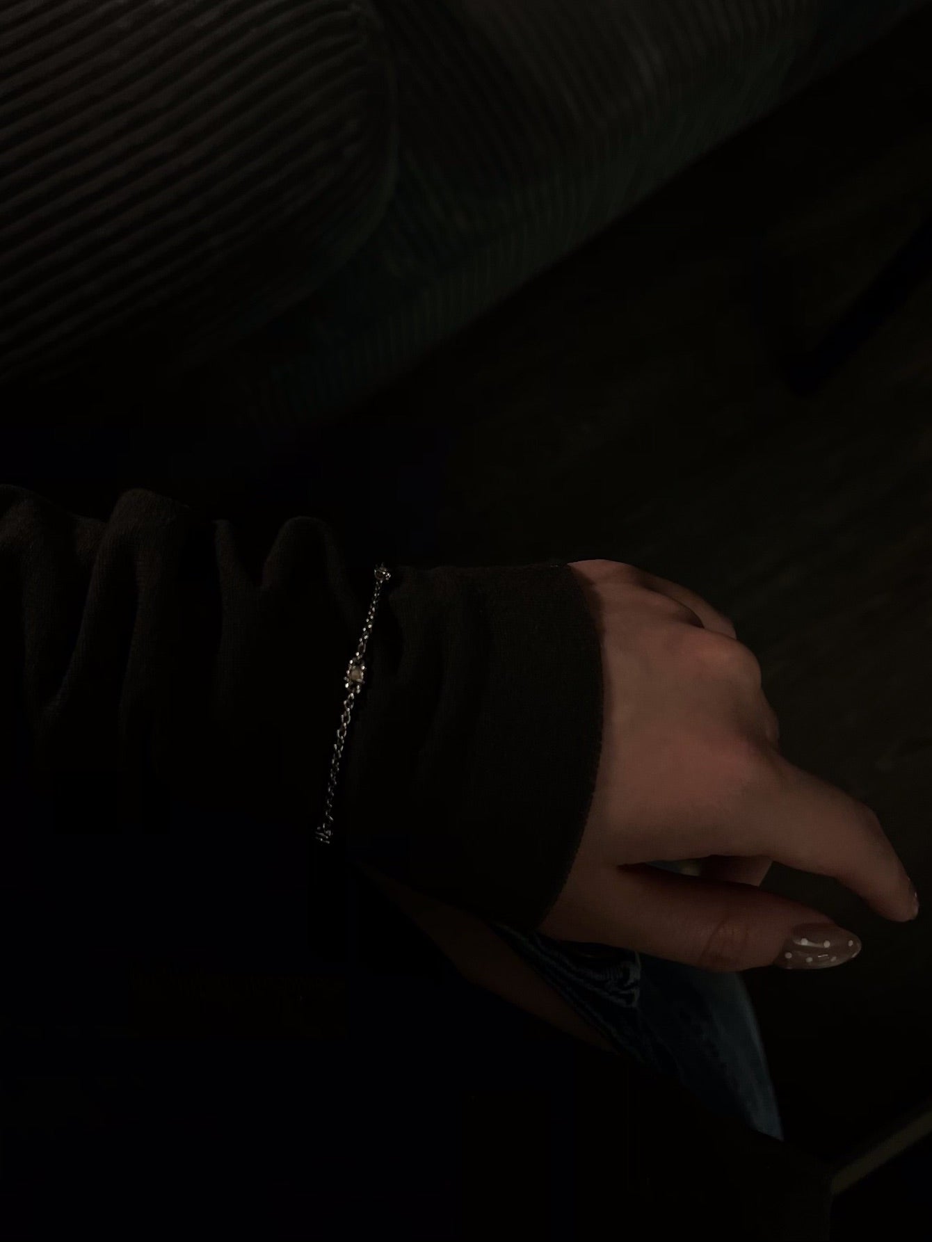 Dior Vintage Silver-Tone Multicolor Crystal Bracelet