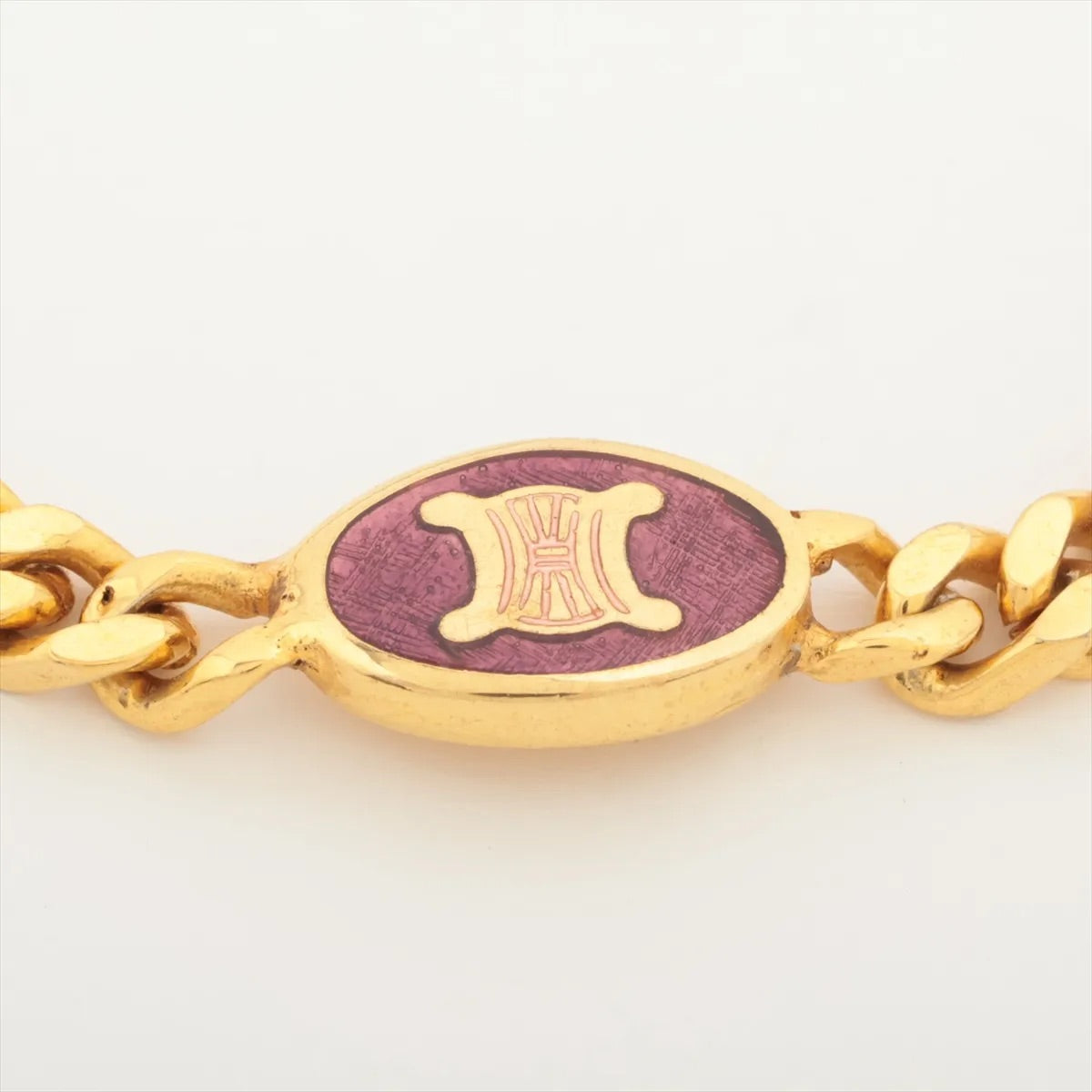 Celine Gold Macadam Chain Bracelet