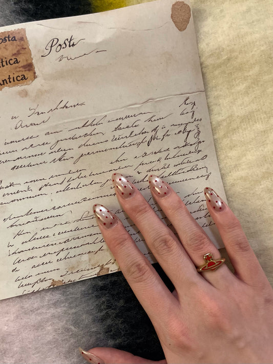 Vivienne Westwood Red Orb Gold-Tone Ring