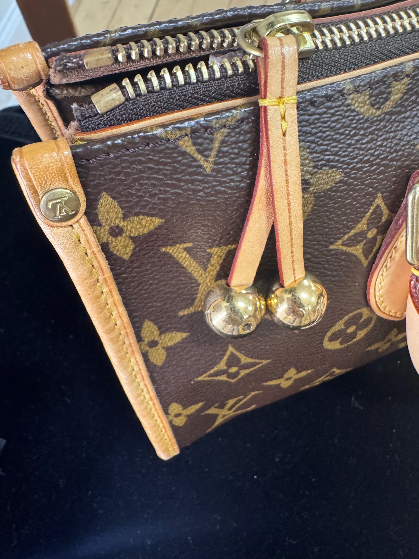 Louis Vuitton Vintage Monogram Papillon Cylinder Handbag