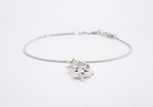 Vintage Dior Crystal Star "D" Letter Bracelet