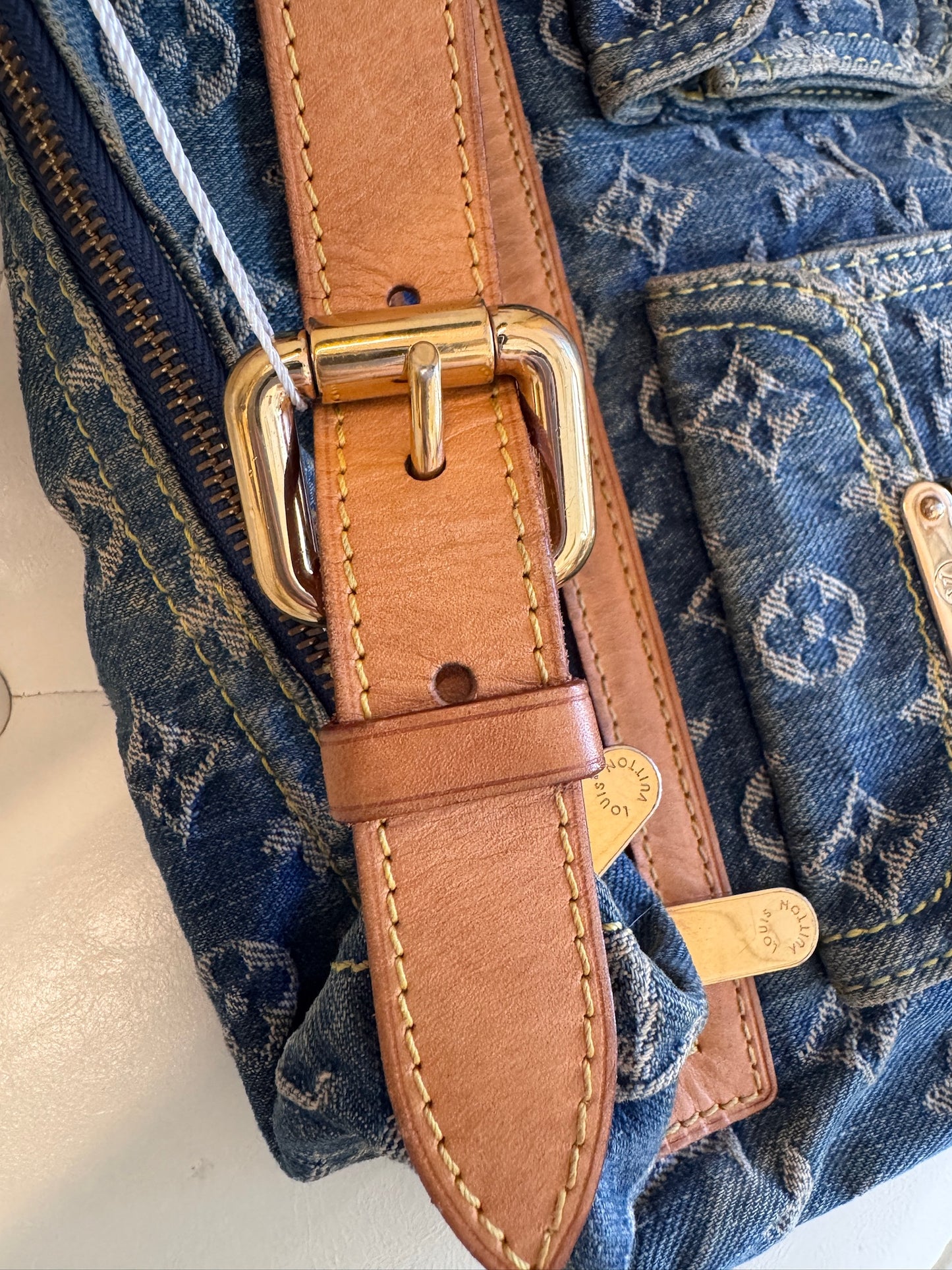 Louis Vuitton Y2K Monogram Denim Baggy PM Shoulder Bag – Blue