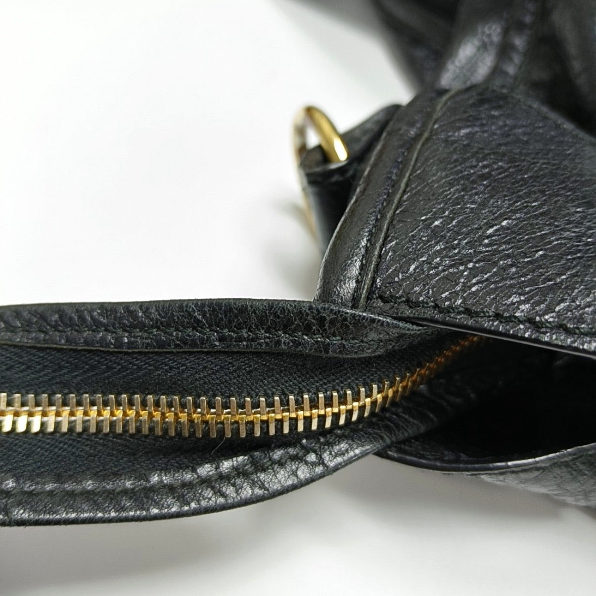 Balenciaga Black and Gold Medium Bag
