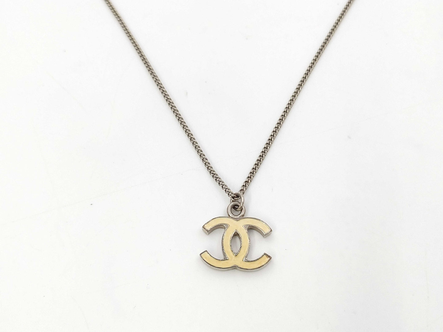 Chanel 2007 Classic Ivory Double C Necklace
